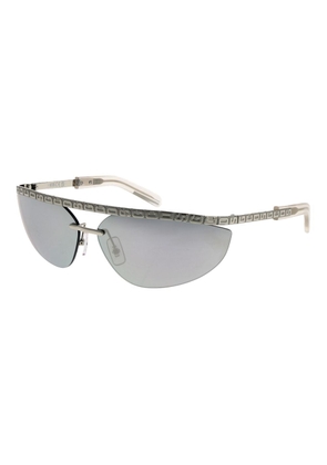 GCDS Silver Metal Sunglasses
