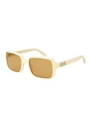 GCDS Beige Plastic Sunglasses