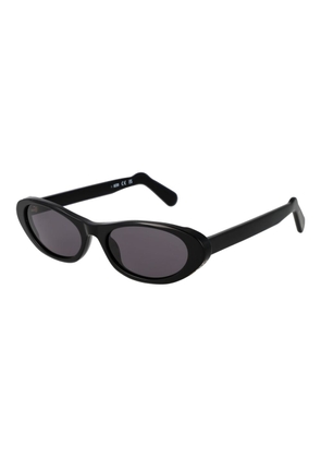 GCDS Black Plastic Sunglasses