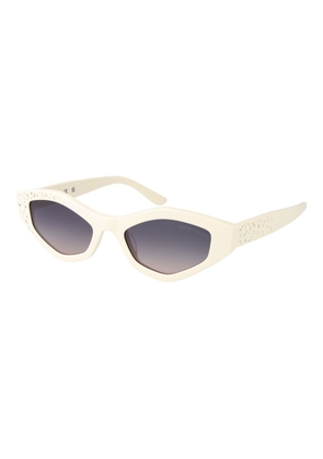 Marciano by Guess White Plastic Sunglasses