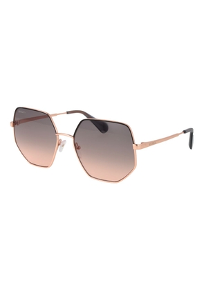 Max & Co Rose Gold Metal Sunglasses