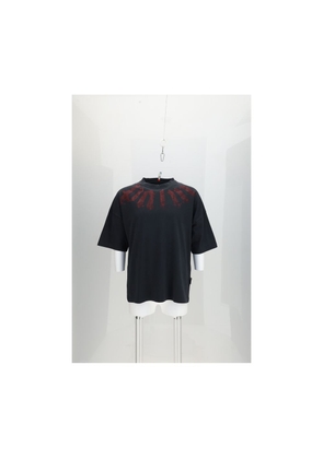 Palm Angels Black Cotton T-Shirt - L