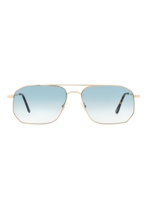 Andy Wolf Gold Metal Sunglasses