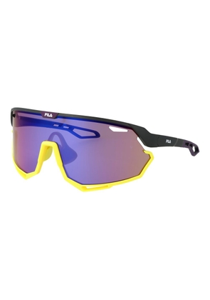 Fila Black Plastic Sunglasses