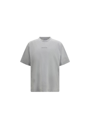 Balenciaga Gray Cotton T-Shirt - M