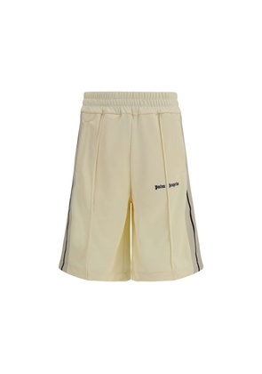Palm Angels Beige Polyester Bermuda Shorts - M