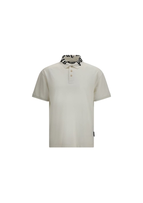 Palm Angels White Cotton Polo Shirt - L