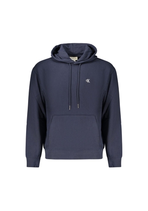 Calvin Klein Blue Cotton Men's Sweatshirt - XS