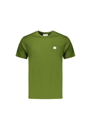 Calvin Klein Green Cotton Men's T-Shirt - S