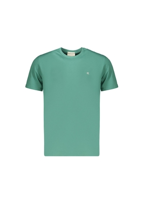 Calvin Klein Green Cotton Men's T-Shirt - XS