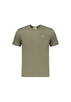 Calvin Klein Green Cotton Men's T-Shirt - XS