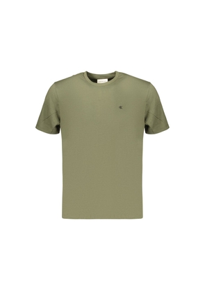 Calvin Klein Green Cotton Men's T-Shirt - S