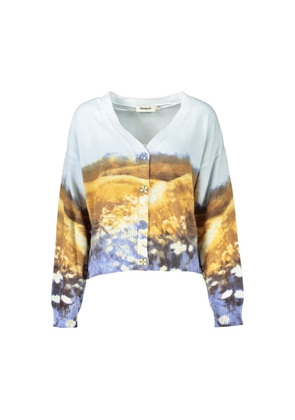 Desigual Azure Cotton Women's Top - XS