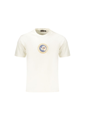Napapijri Bianco Cotton Men's T-Shirt - S