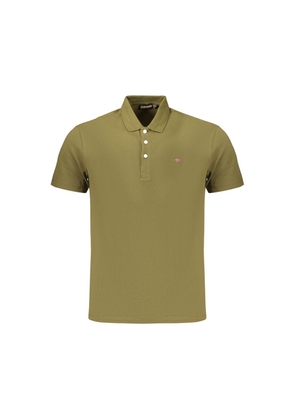 Napapijri Green Cotton Men's Polo - S