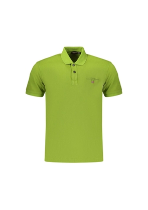 Napapijri Green Cotton Men's Polo Shirt - S