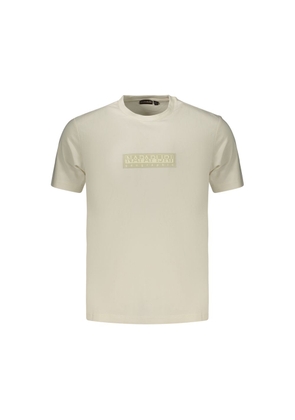 Napapijri Blue Cotton T-Shirt - S