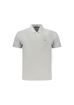 Napapijri Gray Cotton Polo Shirt - S