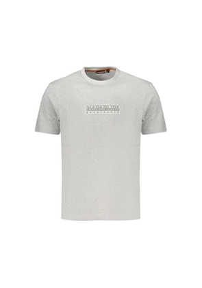 Napapijri Gray Cotton T-Shirt - S