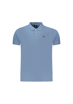 Norway 1963 Azzurro Cotton Mens Polo - S