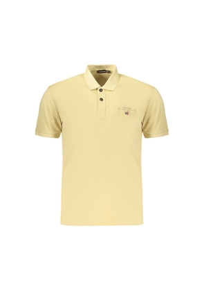 Napapijri Beige Cotton Polo Shirt - S