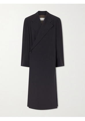 LEMAIRE - Wool-crepe Coat - Black - FR 34,FR 36,FR 38,FR 40,FR 42