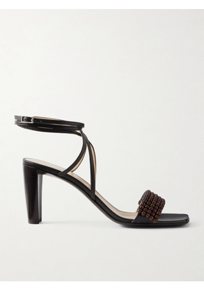 LEMAIRE - Beaded Leather Sandals - Brown - FR36,FR37,FR38,FR39,FR40,FR41