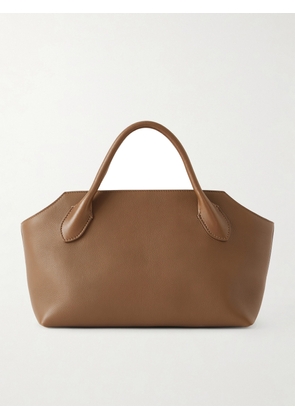 The Row - Terrasse Textured-leather Tote - Brown - One size