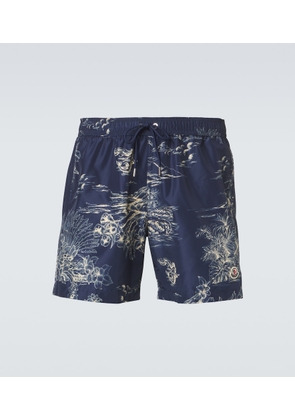 Moncler Archivio floral swim trunks