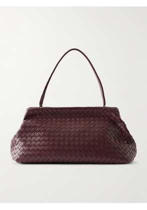 Bottega Veneta - The 1998 Intrecciato Leather Shoulder Bag - Burgundy - One size