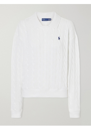 Polo Ralph Lauren - Cotton Cable-knit Sweater - White - xx small,x small,small,medium,large,x large