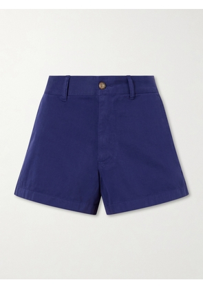 Polo Ralph Lauren - Cotton-twill Shorts - Blue - US0,US2,US4,US6,US8,US10,US12
