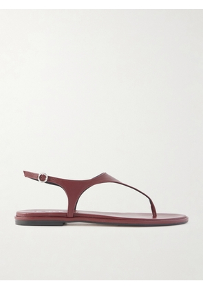 Aeyde - Raine Leather Flat Sandals - Burgundy - EU 35,EU 36,EU 36.5,EU 37,EU 37.5,EU 38,EU 38.5,EU 39,EU 39.5,EU 40,EU 40.5,EU 41,EU 41.5,EU 42