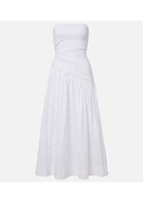 Staud Nia cotton midi dress