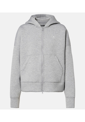 Adidas by Stella McCartney Scuba jersey zip-up hoodie