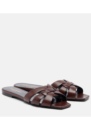 Saint Laurent Tribute leather sandals
