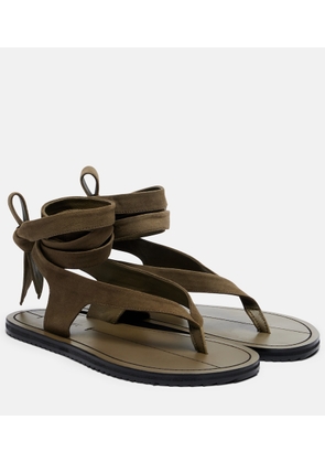A.Emery Elmer suede thong sandals