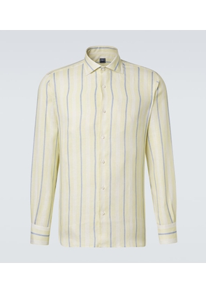 Fedeli Striped linen shirt