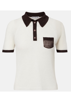 Acne Studios Semi-sheer polo shirt