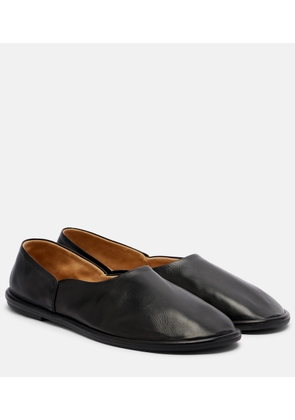 The Row Canal leather slip-on shoes