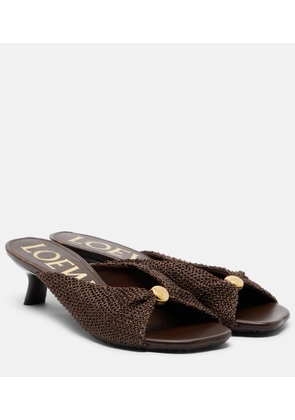 Loewe Paula's Ibiza Pebble Soft mules