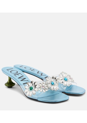 Loewe Paula's Ibiza Toy Crystal Flowers mules