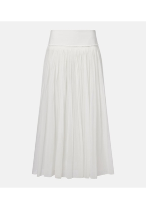 Rohe Pleated cotton muslin maxi skirt