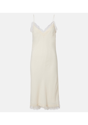 Rohe Lace-trimmed slip dress