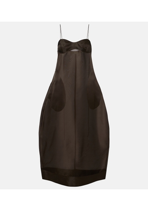 Rohe Silk organza midi dress