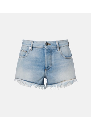Loewe Paula's Ibiza Anagram denim shorts