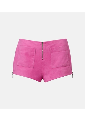 Loewe Paula's Ibiza suede shorts