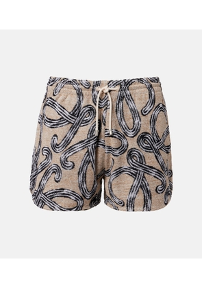 Loewe Paula's Ibiza Anagram cotton-blend shorts