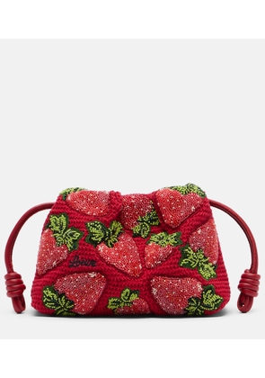 Loewe Paula's Ibiza Flamenco Mini beaded clutch