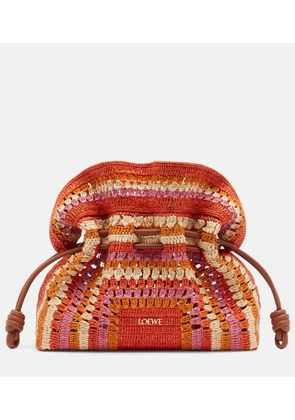 Loewe Paula's Ibiza Flamenco Medium raffia clutch